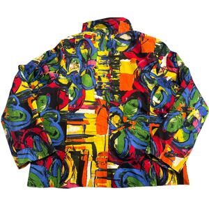 Erin London Women's Bright Colorful Jacket 1X